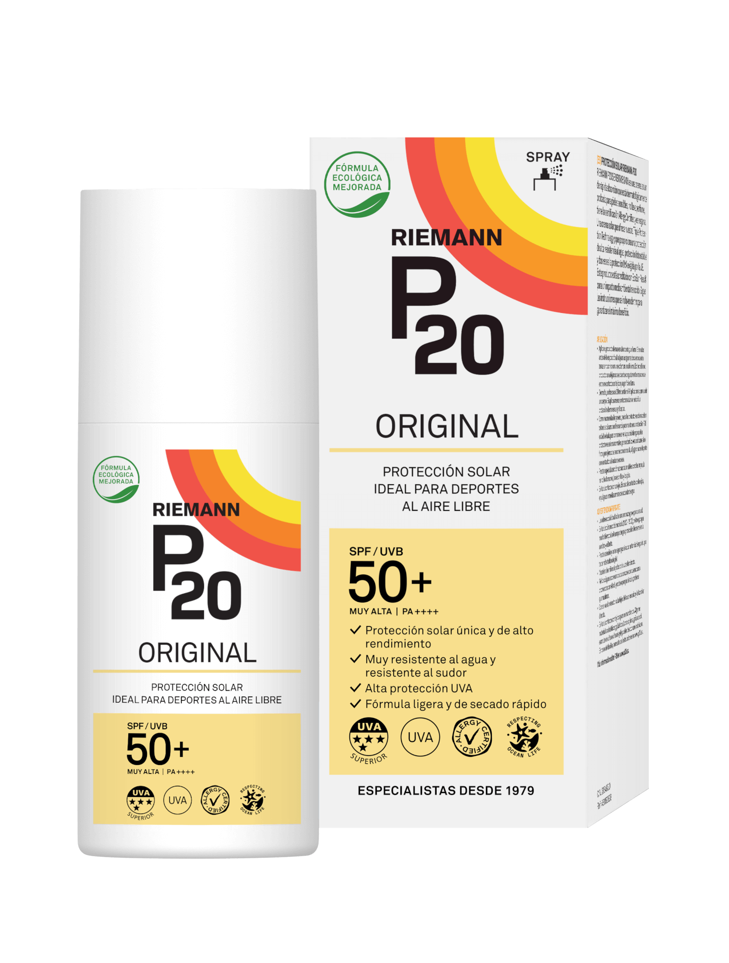 Riemann P20 Original Sun Protection Spray SPF 50+